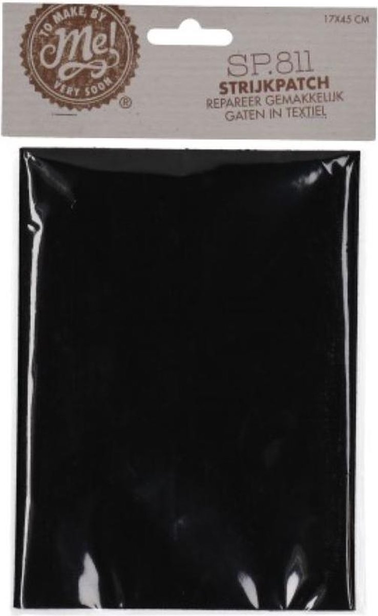 Strijkpatch | Kledingreparatie | Textiel patch | Strijken | Zwart